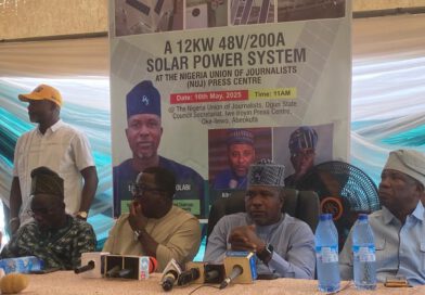 Photo News: Senator Shuaib Salis Empowers Ogun NUJ with Solar Power, Laptops, and Digital Skills