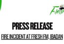 Fire Guts Fresh FM Head Office in Ibadan
