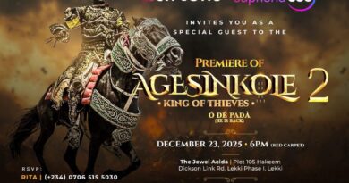 Lagos Set for Grand Premiere of Ageshinkole 2