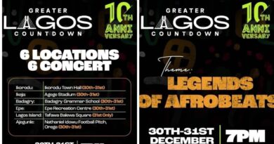 LASG TO HOST 10TH ANNIVERSARY OF GREATER LAGOS COUNTDOWN WITH “LEGENDS OF AFROBEATS ”