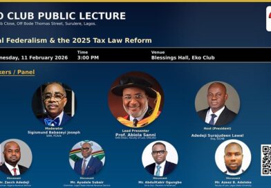 Eko Club Lecture: Adedeji Urges Nigerians to Study 2025 Tax Law Before Passing Judgment