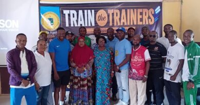 TRAIN THE TRAINERS PROGRAMME: ORILE AGEGE LCDA TAKES SPORTS DEVELOPMENT TO THE NEXT LEVEL TRAIN THE TRAINERS PROGRAMME: ORILE AGEGE LCDA TAKES SPORTS DEVELOPMENT TO THE NEXT LEVEL
